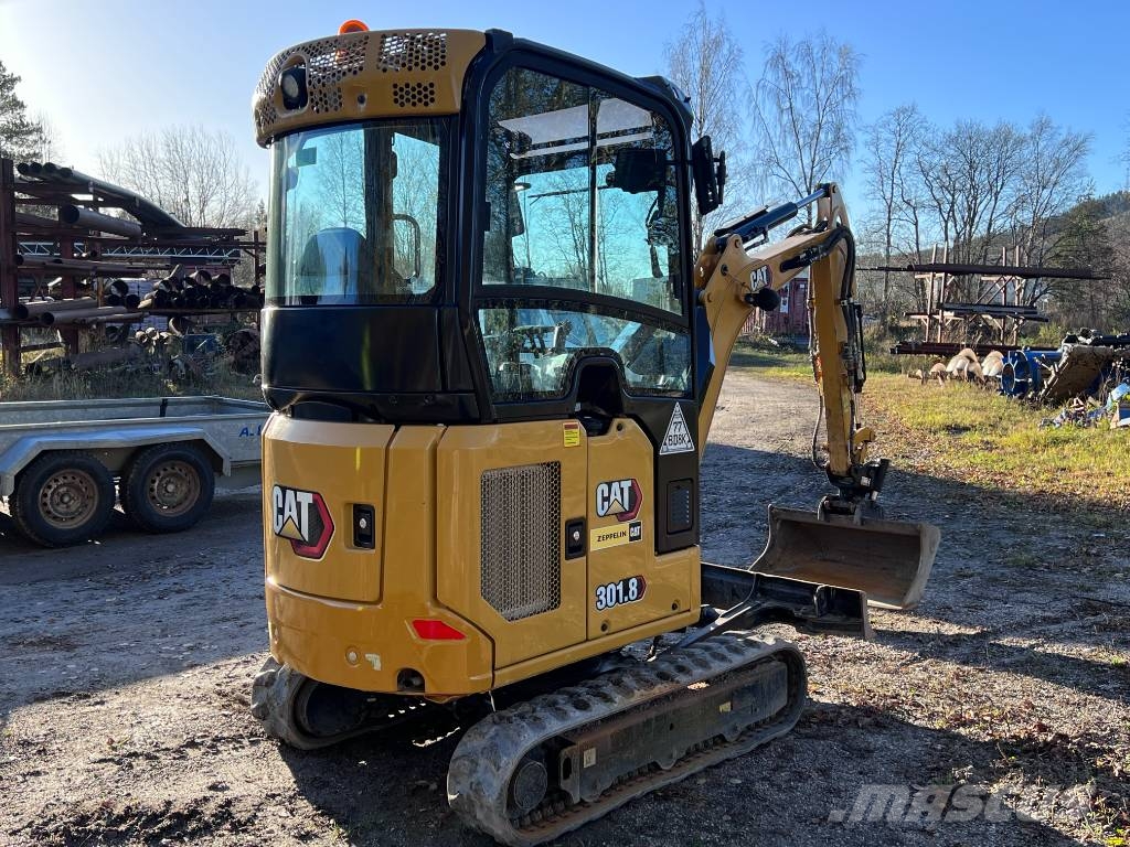 CAT 301.8 med vagn 2021 857h Minigrävare < 7t