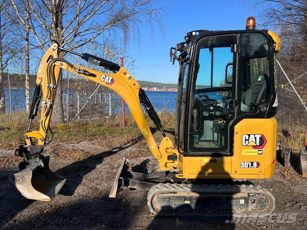 CAT 301.8 med vagn 2021 857h Minigrävare < 7t