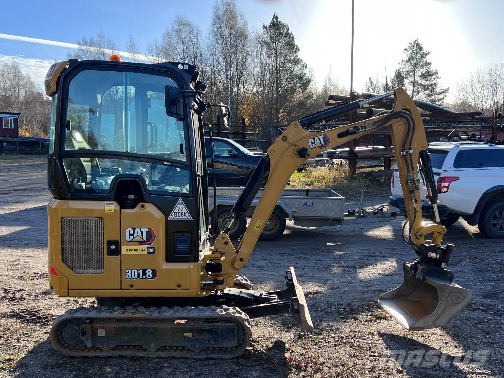CAT 301.8 med vagn 2021 857h Minigrävare < 7t