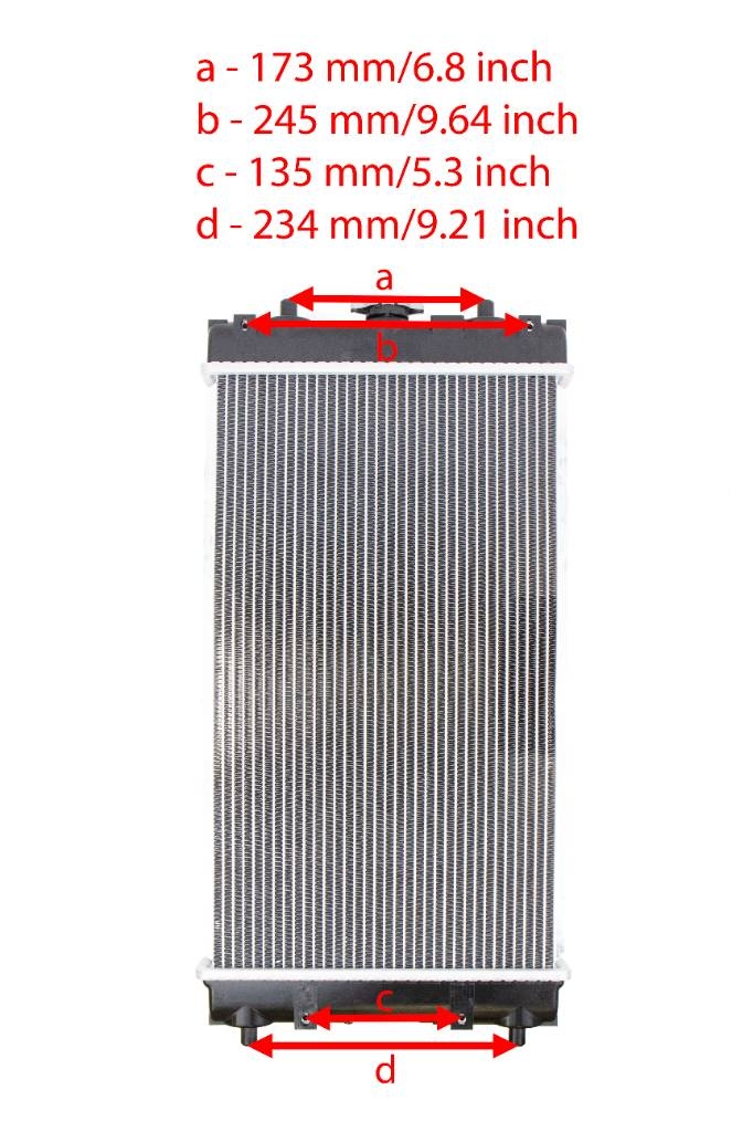 Hitachi Water Tank Radiator 4667323 Radiatorer