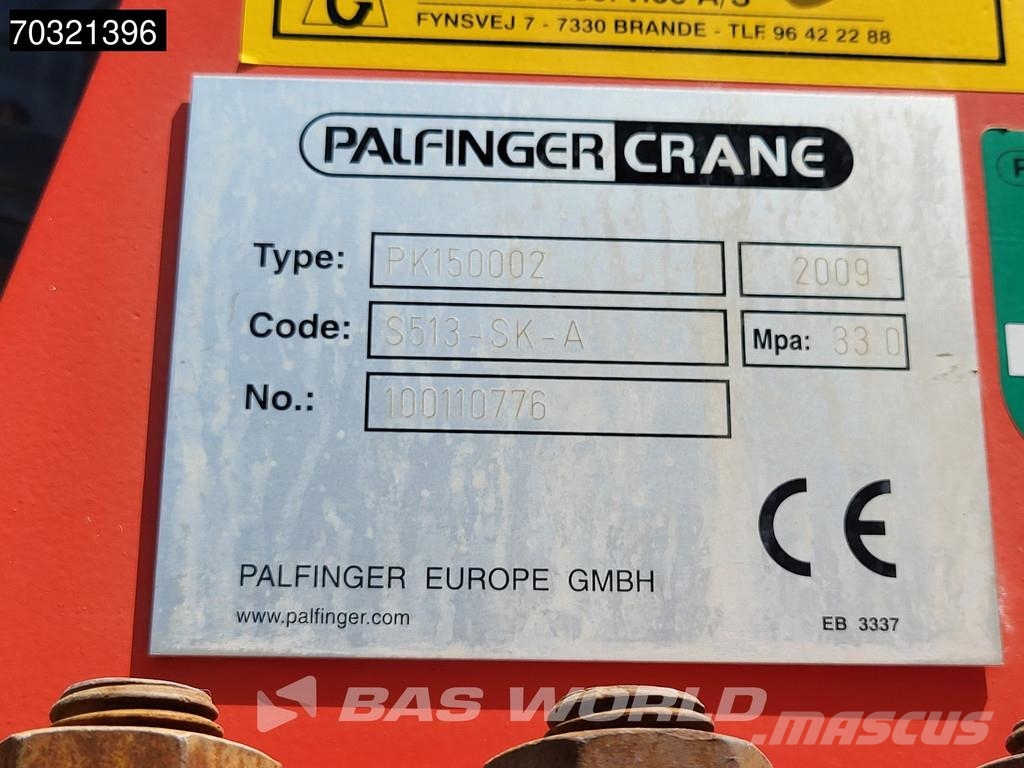 Mercedes-Benz Actros 4151 8X8 8x8 Palfinger PK150002 Crane Kran Camiones plataforma