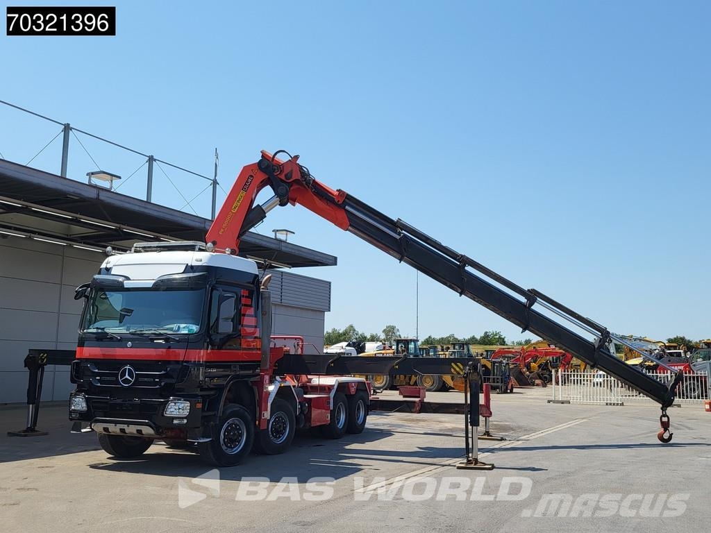 Mercedes-Benz Actros 4151 8X8 8x8 Palfinger PK150002 Crane Kran Camiones plataforma