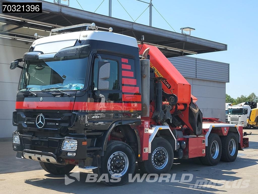 Mercedes-Benz Actros 4151 8X8 8x8 Palfinger PK150002 Crane Kran Camiones plataforma