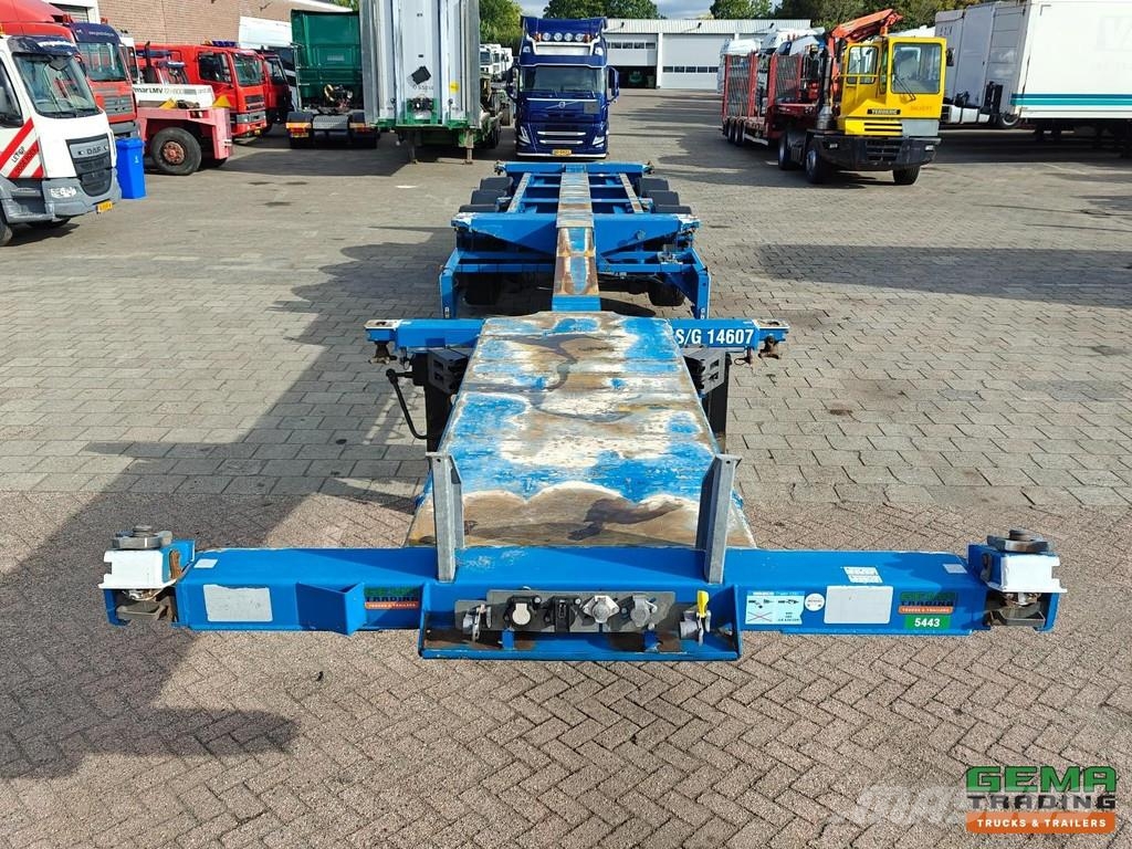 Broshuis 3UCC-39/45 Center/Rear Slider - SAF Disc Brake - L Kontejnerske polprikolice