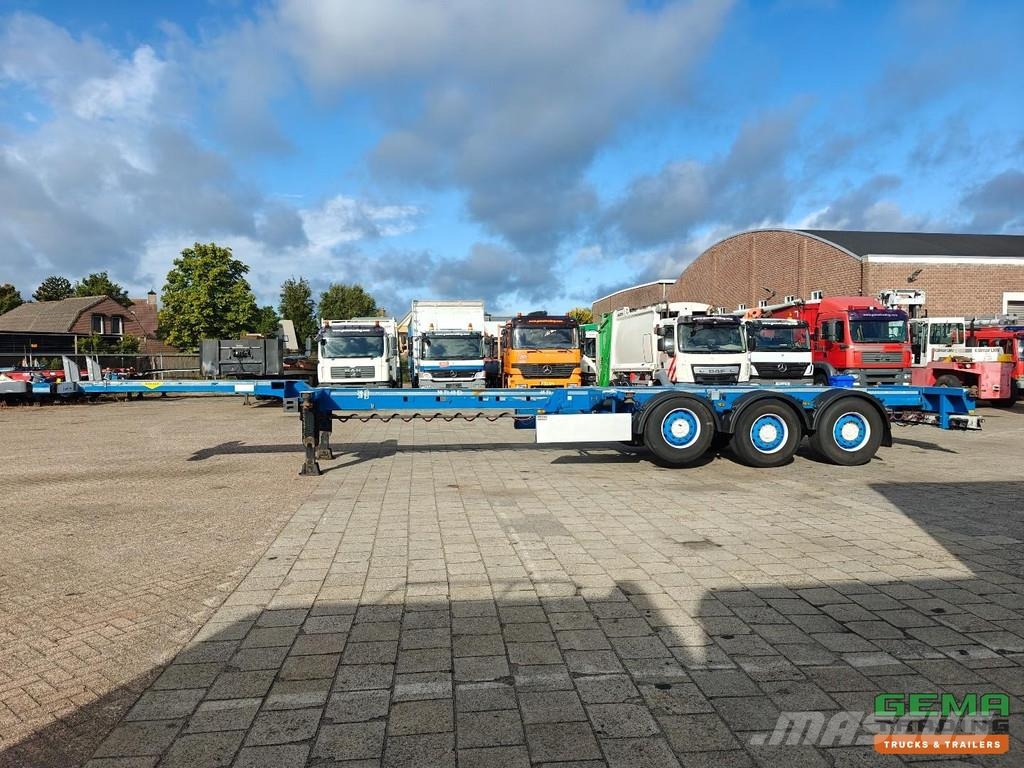 Broshuis 3UCC-39/45 Multi - SAF disc brake - Lift axle - Al Containerauflieger
