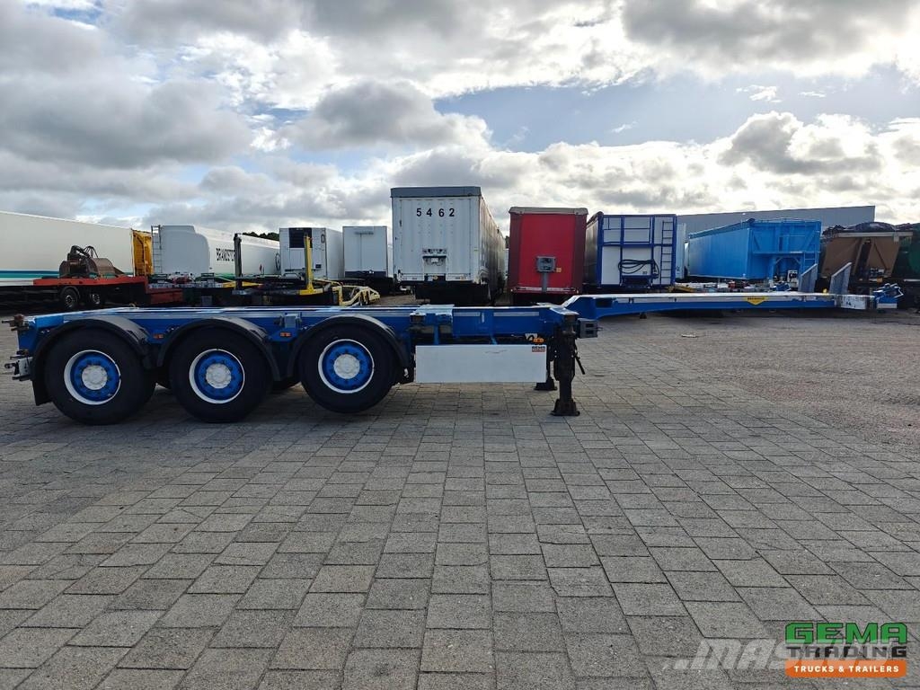 Broshuis 3UCC-39/45 Multi - SAF disc brake - Lift axle - Al Containerauflieger