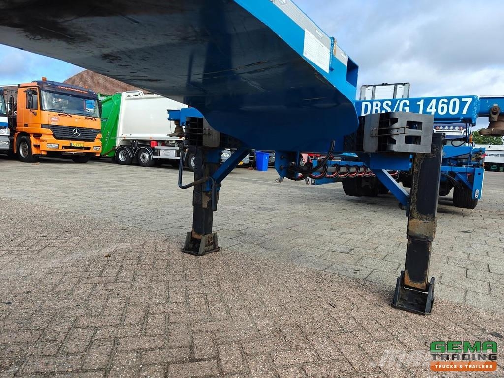 Broshuis 3UCC-39/45 Multi - SAF disc brake - Lift axle - Al Containerauflieger