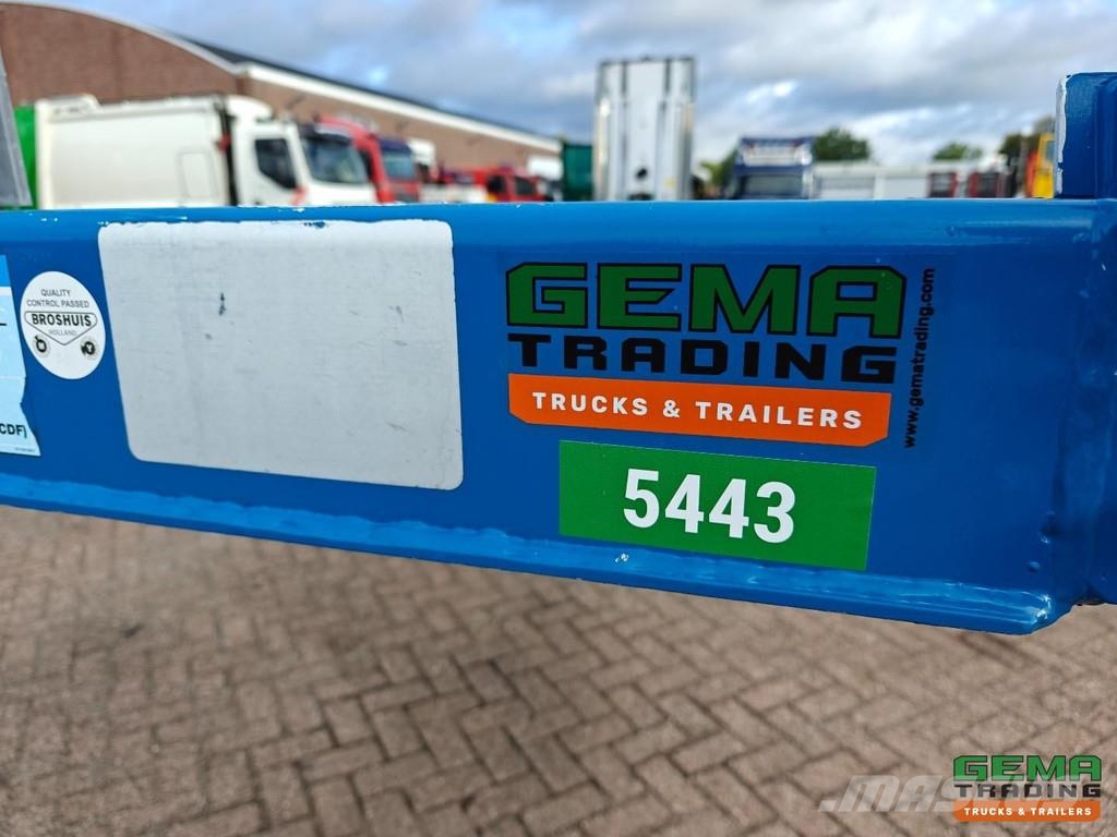 Broshuis 3UCC-39/45 Multi - SAF disc brake - Lift axle - Al Containerauflieger