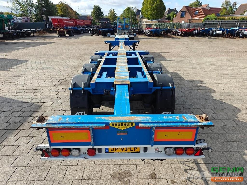 Broshuis 3UCC-39/45 Multi - SAF disc brake - Lift axle - Al Containerauflieger