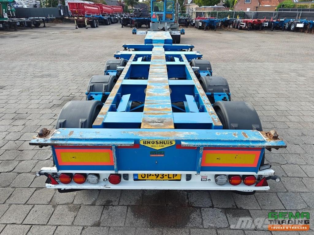 Broshuis 3UCC-39/45 Multi - SAF disc brake - Lift axle - Al Containerauflieger