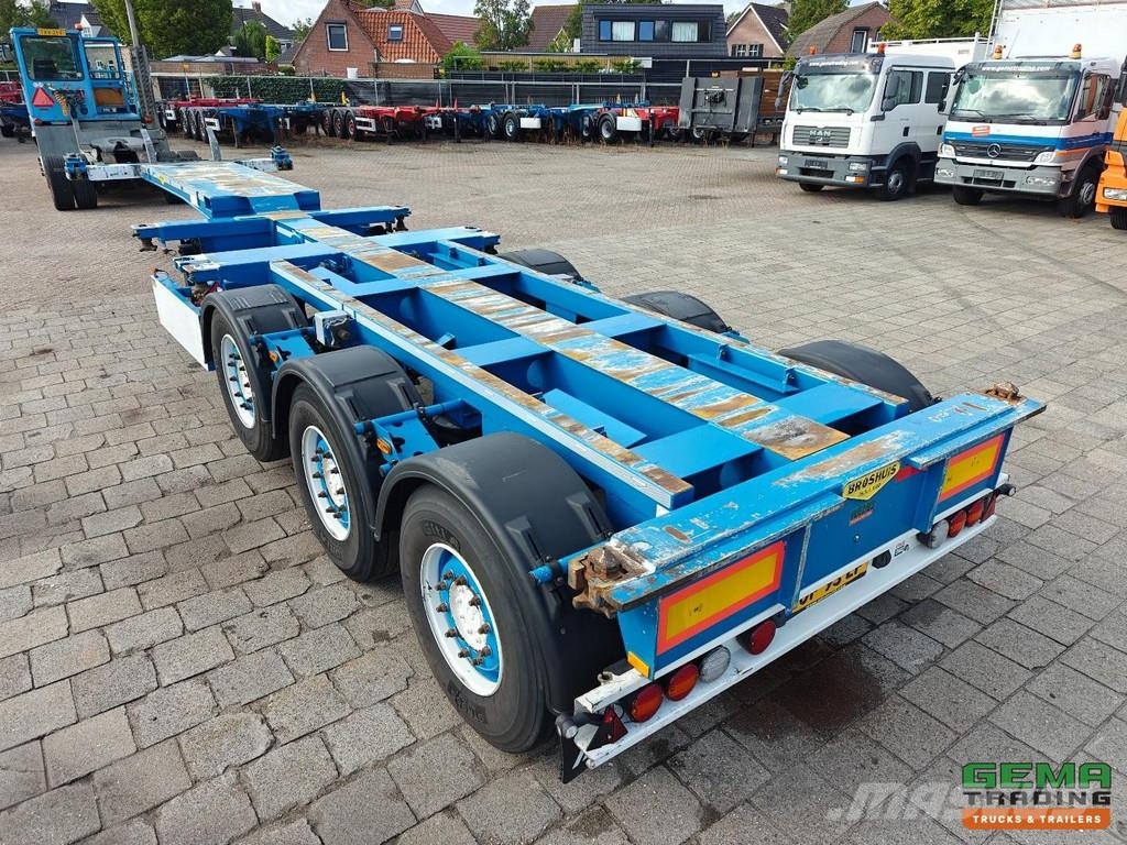 Broshuis 3UCC-39/45 Multi - SAF disc brake - Lift axle - Al Containerauflieger