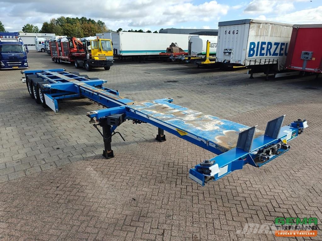 Broshuis 3UCC-39/45 Multi - SAF disc brake - Lift axle - Al Containerauflieger