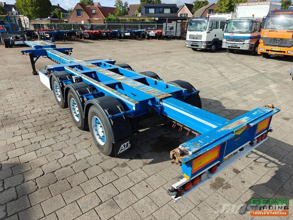 Broshuis 3UCC-39/45 Multi - SAF disc brake - Lift axle - Al Containerauflieger