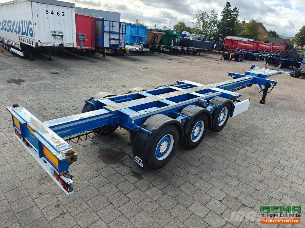 Broshuis 3UCC-39/45 Multi - SAF disc brake - Lift axle - Al Containerauflieger