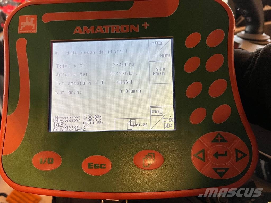 Amazone UX 3200 Special Getrokken spuitmachines