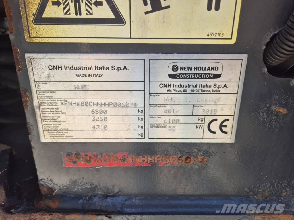New Holland W 80 C Pyöräkuormaajat