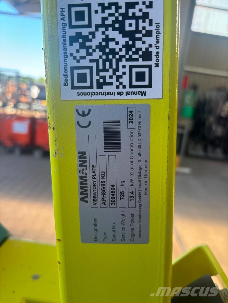 Ammann Hydrostatische Rüttelpl. APH85/95 Landbruk - Annet