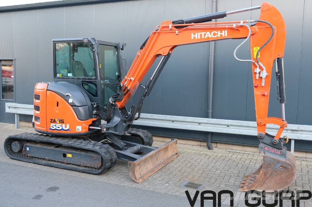 Hitachi ZX 55 U-6 CLR | 2022 | 905h | A/C Mini kotrók < 7t
