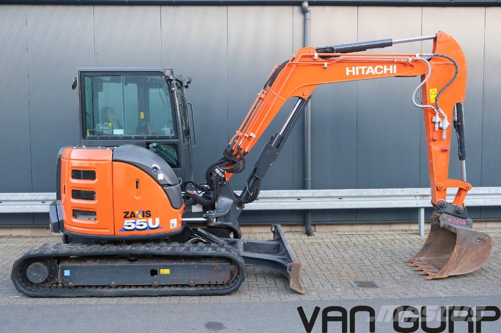 Hitachi ZX 55 U-6 CLR | 2022 | 905h | A/C Mini kotrók < 7t