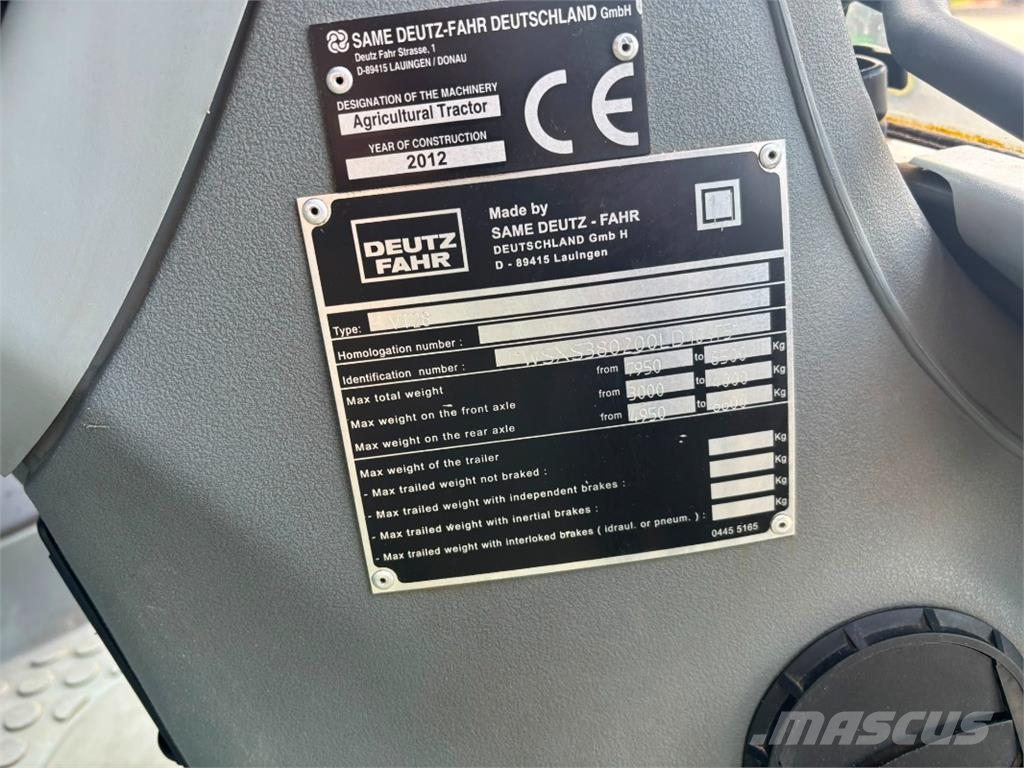 Deutz-Fahr TTV 420 Tractors