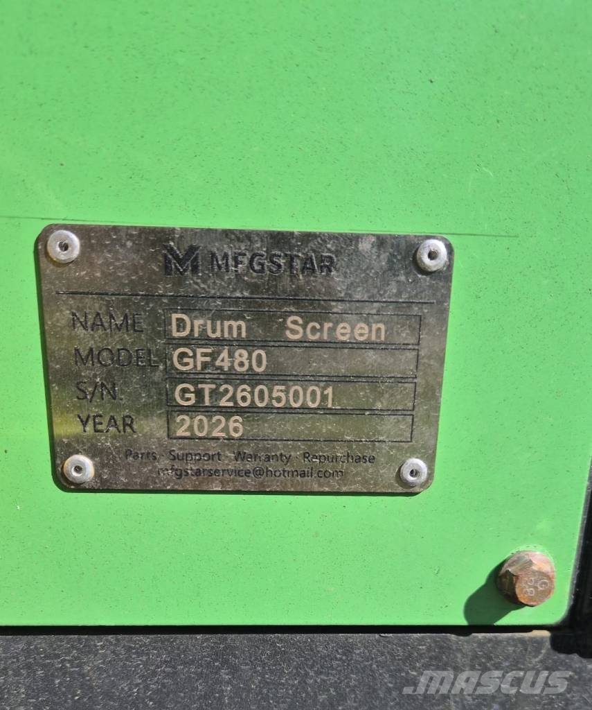 Powersceen NOWY PRZESIEWACZ BĘBNOWY MFG STAR GF480 Trommels