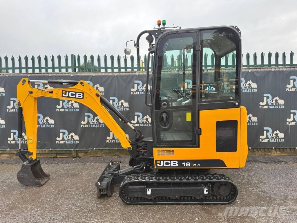 JCB 16 C-1 حفارات صغيرة أقل من 7 طن (حفارات صغيرة)