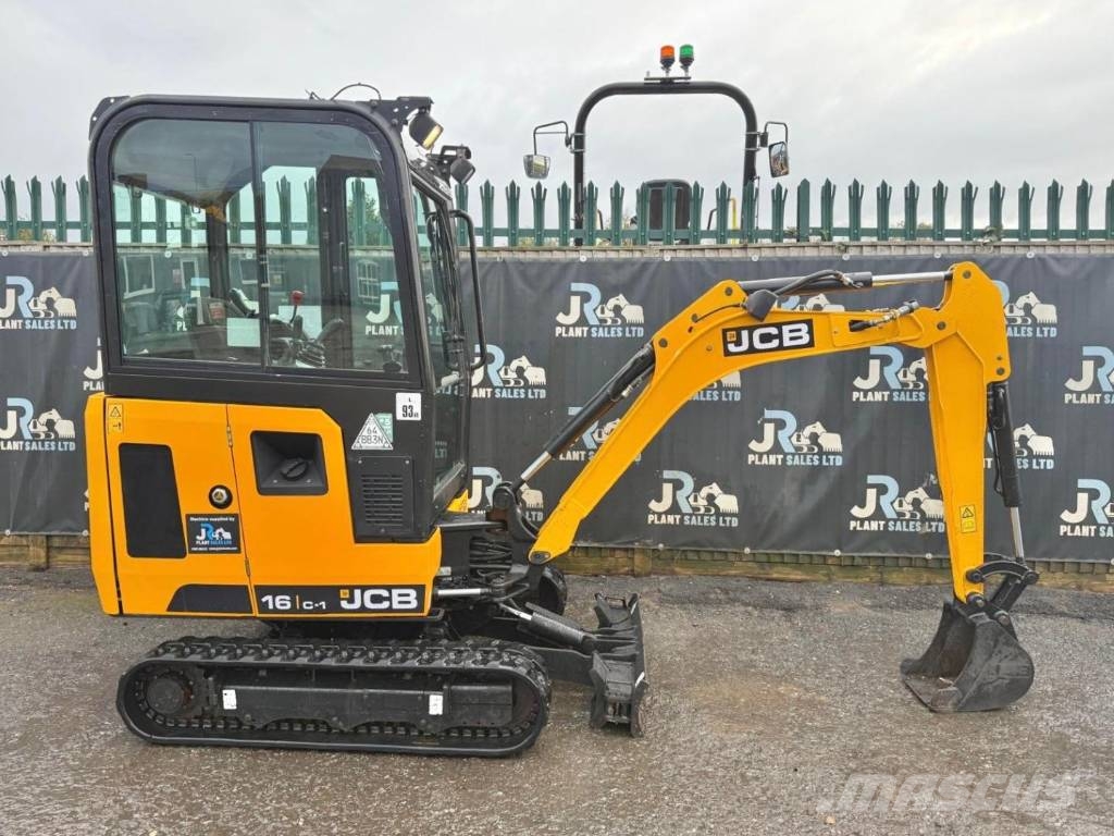 JCB 16 C-1 حفارات صغيرة أقل من 7 طن (حفارات صغيرة)
