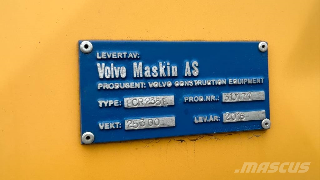 Volvo ECR 235 E L Bageri guseničari