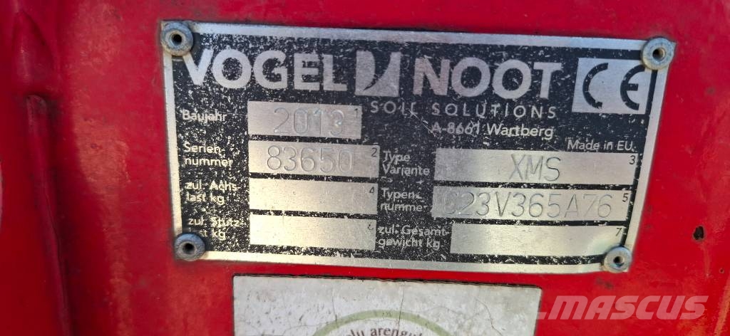 Vogel & Noot XMS Plus محاريث عكسية