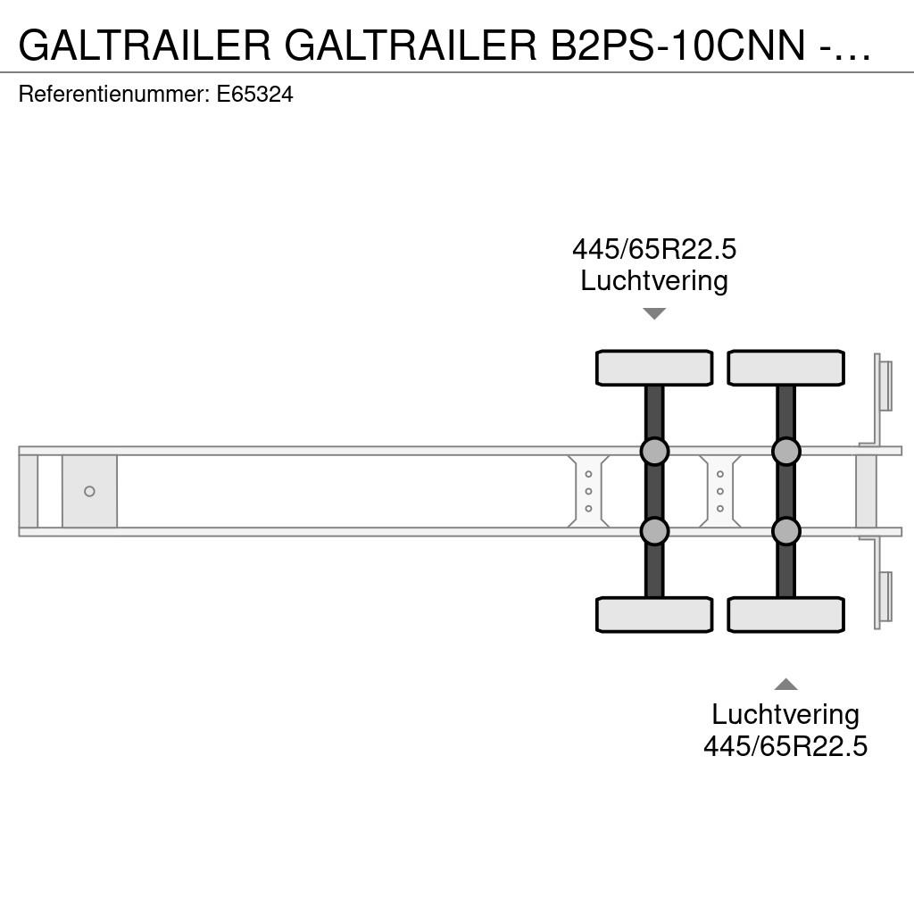  GALTRAILER B2PS-10CNN - HYDR. ACHTERDEUR Billenő félpótkocsik