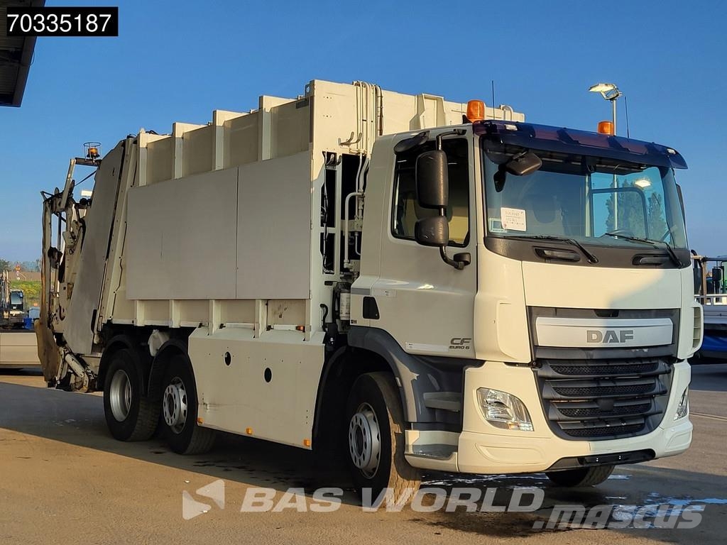 DAF CF 290 6X2 NL-truck 20m3 Haller MED. X2 Lifter Ste Vuilniswagens