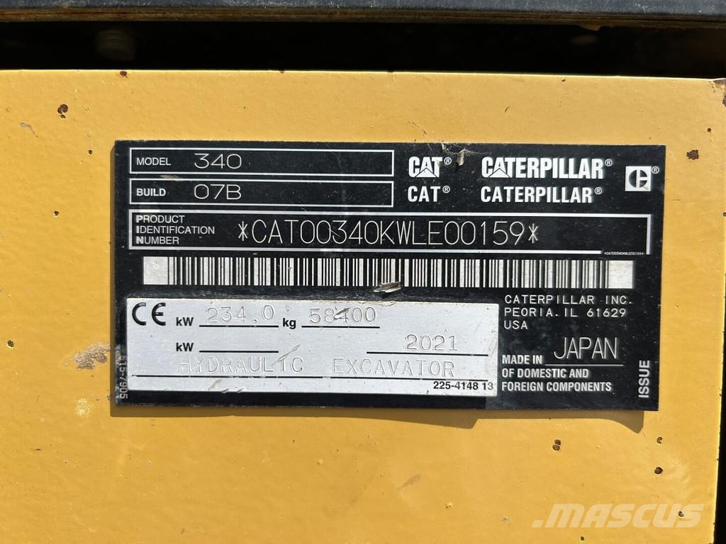 CAT 340-07 UHD Гусеничні екскаватори