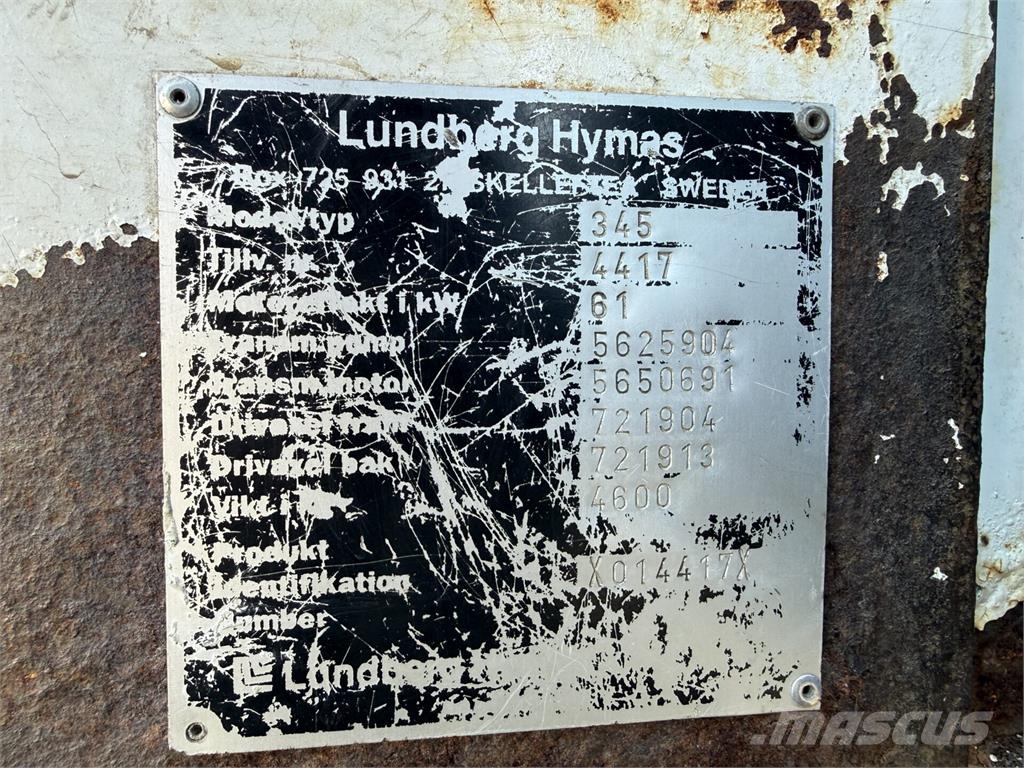 Lundberg 345 LS Maszyny komunalne