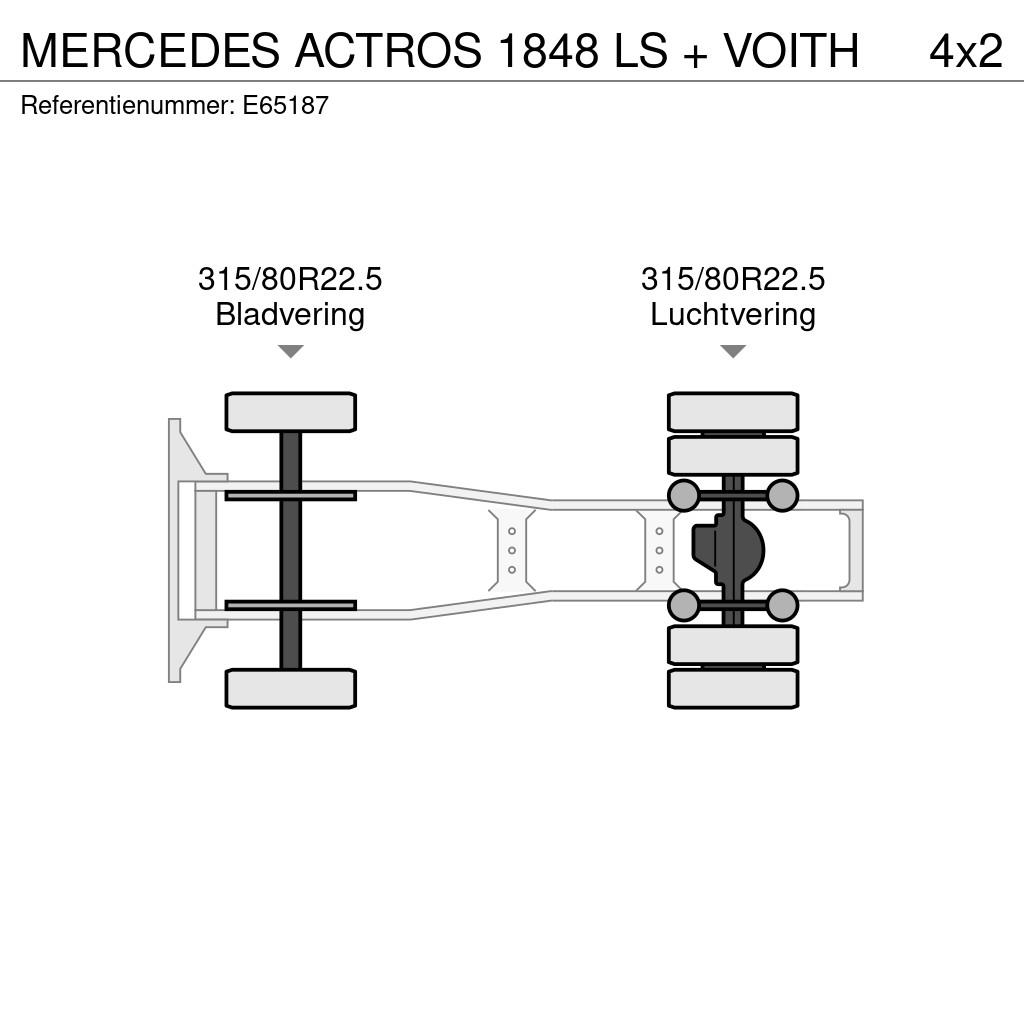 Mercedes-Benz ACTROS 1848 LS + VOITH Vlačilci