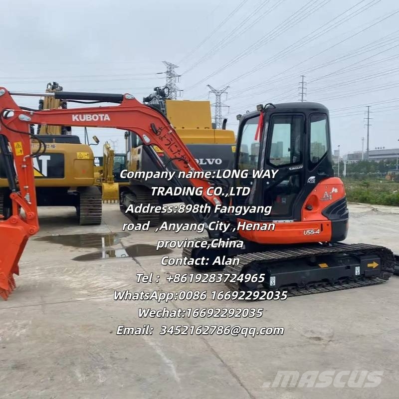 Kubota U 55-4 Mini bagri <7t