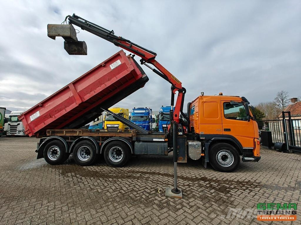 Volvo FM 440 8x4/4 Sleeper Cab Euro 5 - VDL Hooklift Sys Camiones elevadores de gancho