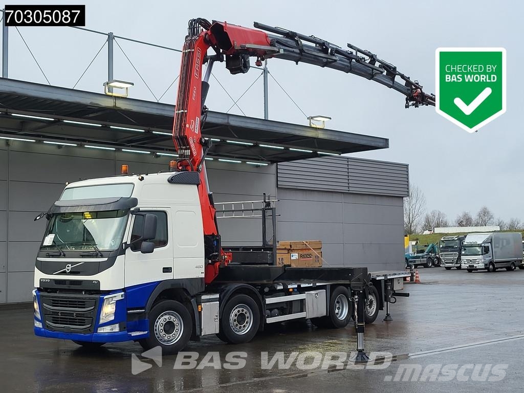 Volvo FM 460 8X2 Fassi 751802HE/CE Kran Crane + Jib Winc, 2016, Veghel ...
