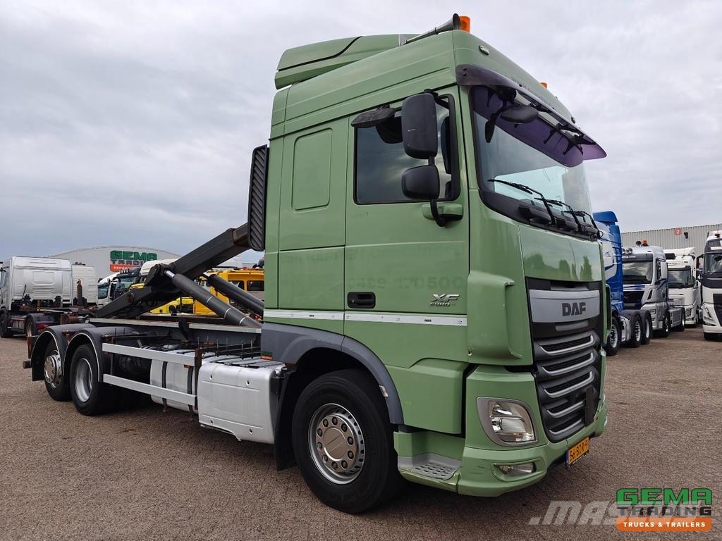 DAF XF 460 FAR 6x2 Spacecab Euro6A - VDL Hooklift Syst Vinçli kamyonlar