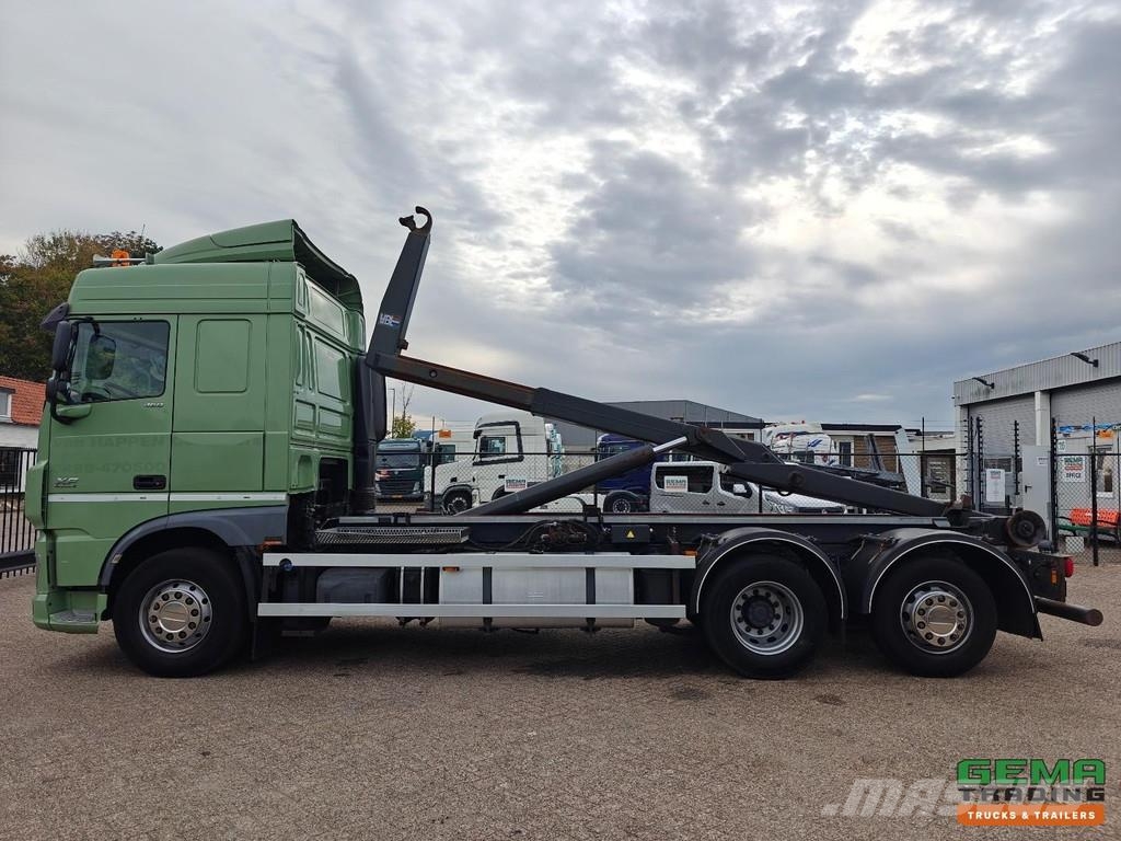 DAF XF 460 FAR 6x2 Spacecab Euro6A - VDL Hooklift Syst Vinçli kamyonlar
