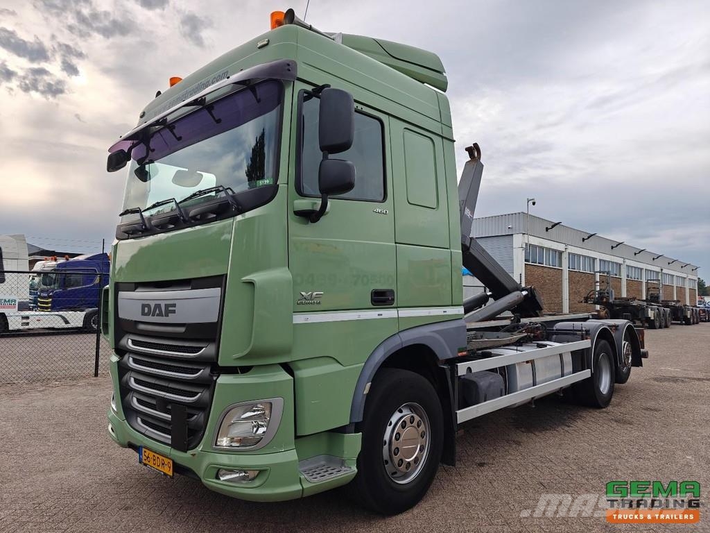 DAF XF 460 FAR 6x2 Spacecab Euro6A - VDL Hooklift Syst Vinçli kamyonlar