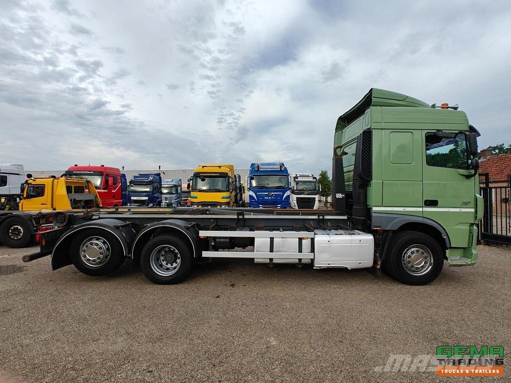 DAF XF 460 FAR 6x2 Spacecab Euro6A - VDL Hooklift Syst Vinçli kamyonlar