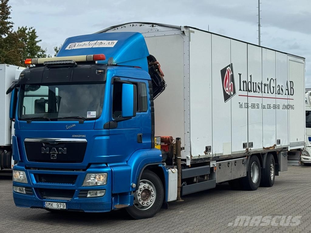 MAN TGS 26.440 6x2*4 Palfinger PK18002 EH Camion Fourgon