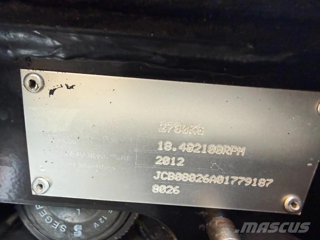 JCB 8026 cts Miniescavadeiras < 7t (Mini escavadeiras)