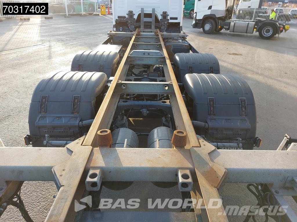 Scania P500 P 6X2 BDF Full Air Lift+Steering Axle 2500kg ケーブルリフト着脱式トラック