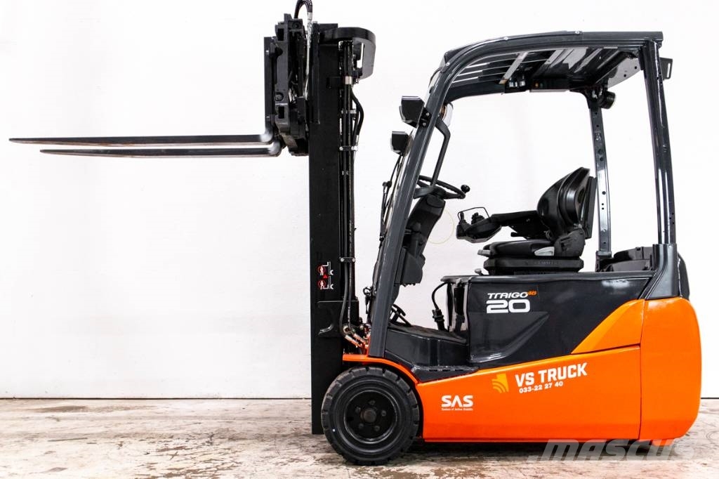 Toyota Traigo 8FBET20, 2-tons elmotvikt med nytt batteri! Elektro Stapler