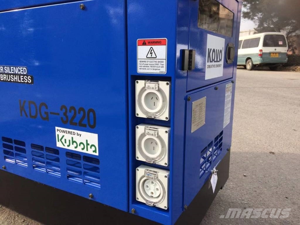 Kubota diesel generator kdg3220 Dyzeliniai generatoriai