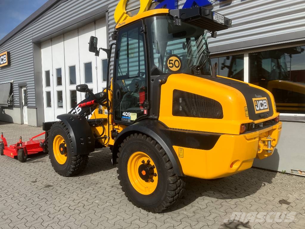 JCB 409 Nordic Edition + klippdäck Φορτωτές με λάστιχα (Τροχοφόροι)