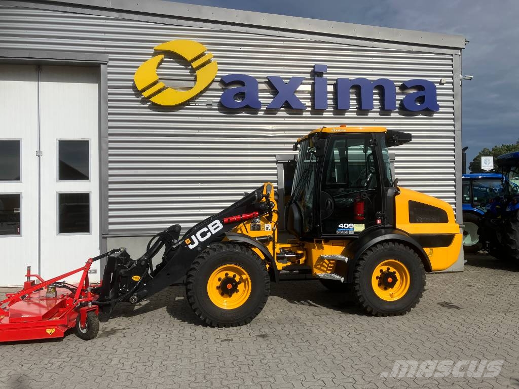 JCB 409 Nordic Edition + klippdäck Φορτωτές με λάστιχα (Τροχοφόροι)