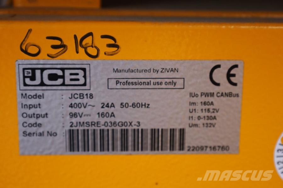 JCB 525-60E Fully Electric, 2500kg Capacity, 6m Liftin Teleskooplaadurid