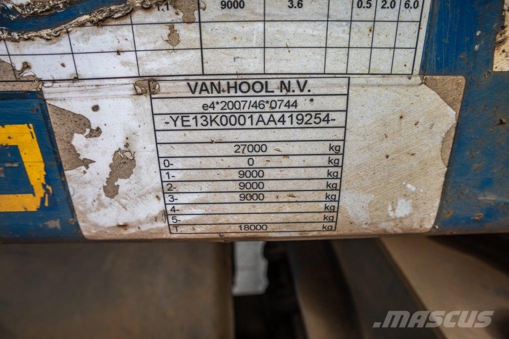 Van Hool CONTAINER AANHANGER Containerframe/Skiploader trailers